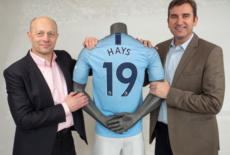 Hays and Manchester City Sponsoring