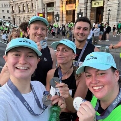 5 Mitarbeitende haben erfolgreich am Firmenlauf teilgenommen
