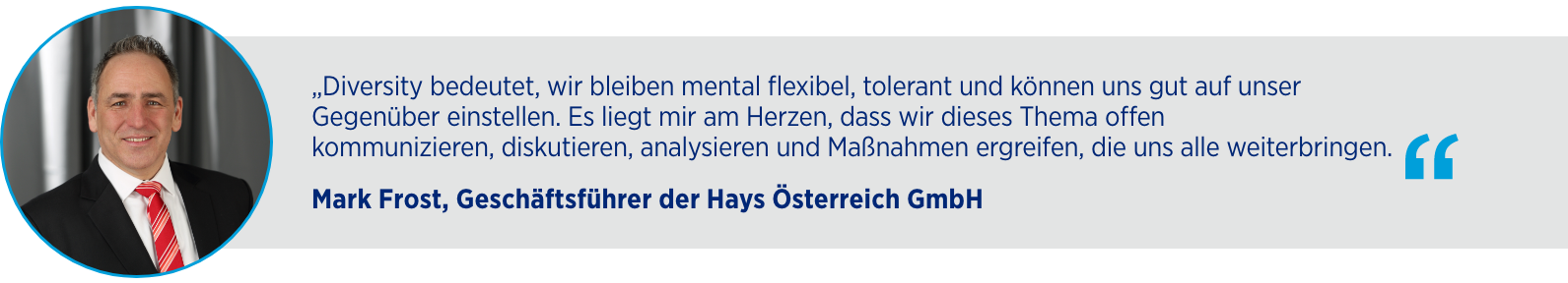 Mark Frost, Geschäftsführer Hays Österreich GmbH