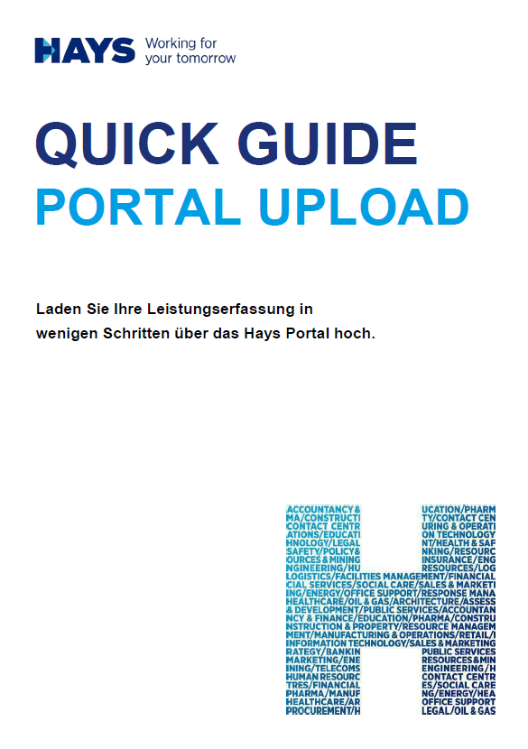 Quick Guide Portal Upload